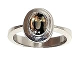 0.90 cts Genuine Smoky Quartz Ring - 14kt White or Yellow Gold LIFETIME WARRANTEE
