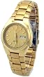 Seiko 5 #SNK610 Men's Gold Tone Self Winding Automatic Watch