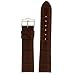 Watch Band Brown Genuine Leather Crocodile Grain 18 millimeter Tech Swiss