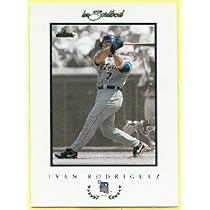 2004 Fleer Inscribed 28 Ivan Rodriguez (Baseball Cards)