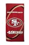 San Francisco 49ers Fiber Reactive Pool/Beach/Bath Towel (Team Color)