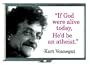 KURT VONNEGUT GOD WOULD BE AN ATHEIST ID CIGARETTE CASE