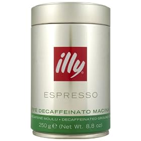 illy Coffee Ground Decaffeinated 250 g (Pack of 2)