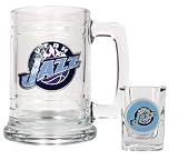 NBA Utah Jazz Boilermaker Set - Primary Logo