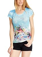 Peace & Love Camiseta Manga Corta (Azul)