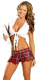 Study Partner - Women's Sexy School Girl Costume Uniform Outfit