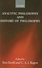 Analytic Philosophy and History of Philosophy (Mind Association Occasional)