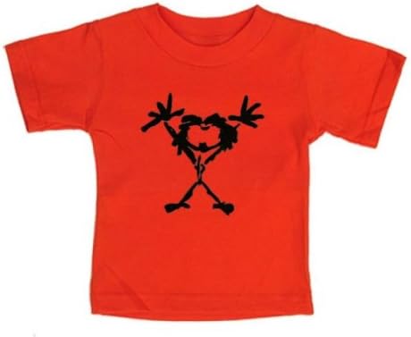Yaya Rocks Unisex Baby Pearl Jam Black Alive Logo Orange S/S T-Shirt 12 Months