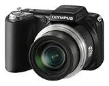 Olympus SP-600UZ Digitalkamera (12 Megapixel, 15-fach Zoom, 6,9 cm (2,7 Zoll) Display, 1GB intern Speicher) Classic Black