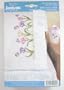 Janlynn Stamped Cross Stitch Kit, Tulip Garden Pillowcase Pair
