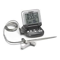 Polder Classic Cooking Thermometer/Timer, Graphite
