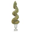 Kingston Pine Spiral Tree with Clear Lights - 5H'