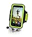 Revere Sport Phone Arm Band Case for iPhone 6S, 6, 5 and Samsung Galaxy S7, S6, S5 - Yellow