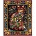 Tapestry Cat 1000 pc Flower Jigsaw Puzzle by White Mountain