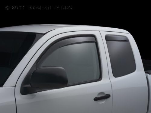 WeatherTech - 81400 - 2007 - 2011 Lincoln MKZ Dark Side Window Deflector Rear Pair