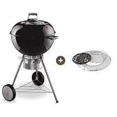 Weber 1351999 One-Touch Premium Gourmet Black mit Sear Grate Set