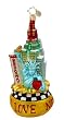 Christopher Radko Glass Big City Bag I Love New York Christmas Ornament #1015494