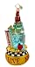 Christopher Radko Glass Big City Bag I Love New York Christmas Ornament #1015494