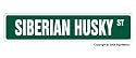 SIBERIAN HUSKY - Street Sign - collectable dog lover great gift idea