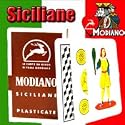 Siciliane 96/38 Modiano Regional Italian Playing Cards. Authentic Italian Deck. Includes Free Scopa and Briscola Instructions in English.