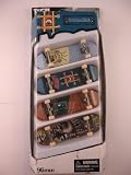 Tech Deck Skateboard 4 Pack TOY MACHINE Skateboarding Spin Master Spinmaster