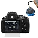 GTMax Premium Clear LCD Screen Protector guard + Cleaner Strap for Nikon D5100 SLR Digital Camera