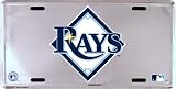 Tampa Bay Rays Super Stock metal auto tag mirror background