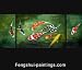Abstract Art Paintings on Canvas Koi Painting 0137