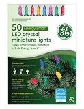 Santa's Best Craft Llc GE97405CC Ge Led Crystal Miniature Light Set 50 Count
