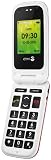 Doro PhoneEasy 410gsm (burgund-rot) Handy, gro&szlig;e Tasten