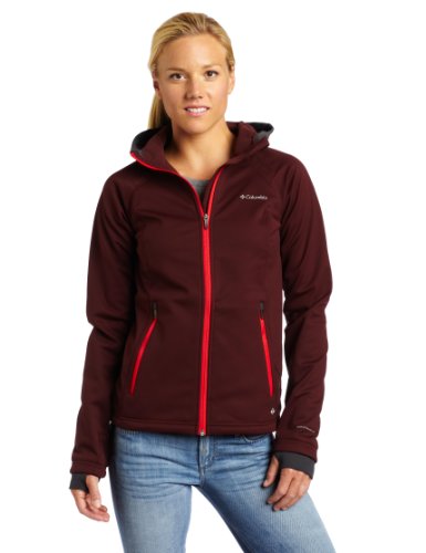 Columbia Womens Supah Buttah Softshell Jacket, Elderberry, Small