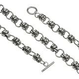 316L Stainless Steel Bracelet Length: 8 Width: 10mm