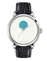 SPRAWL Aanalog Fashion Series Silver Ladies Watches of Genuine Black Leather Strap,Unique Wrist Watch for Women Girls Designed with blue Globe