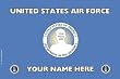 Air Force Large Vehicle Bumper Sticker