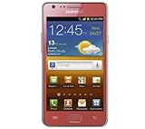 SAMSUNG i9100G Galaxy S II Android 2.3 - rosa + Schutzhülle hinten ultradünn MUBKC0278 + Schutzfilm für Display