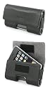 Modelabs - Etui coque en cuir pour iPhone - Noir