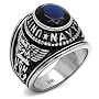 Isady - US Navy Saphire Acier - Bague homme Cheval&hellip de Isady
