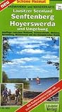 Lausitzer Seenland, Senftenberg, Hoyerswerda und Umgebung 1 : 50 000. Radwander- und Wanderkarte: Ausflüge zwischen Ruhland, Schwarzheide, Welzow, Spremberg, Wittichenau und der Königsbrücker Heide