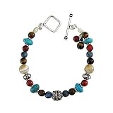 Multiple Stone Beaded Bracelet