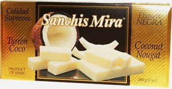 Sanchis Mira Turron de Coco Just arrived from Spain. 7 oz.