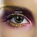 Butterfly Dress Fancy Dress Yearly Contact Lenses Ideal For Halloween With 60ml Solution, Lens Case & Tweezers - Big Eye Butterfly Green