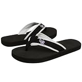MLB Colorado Rockies Black Basic Unisex Flip Flops (Medium)