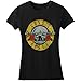 Guns N Roses Juniors Distressed Bullet T-Shirt Black