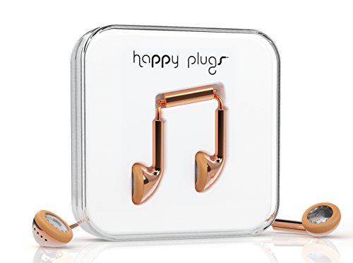 Happy Plugs 7737 Earbuds, Rose Gold