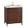 American Standard 9437.200.310 Cascada Three-Drawer Vanity without Lavatory Top, Tobacco