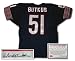 Dick Butkus Autographed Chicago Bears Authentic Style Navy Jersey