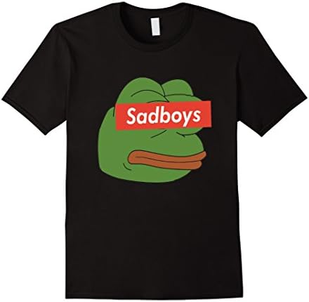 Men's BlueJeans - Rare People Sadboys Funny T-Shirts Large Black