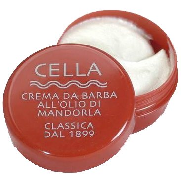 Classic Italian Cella Shave Shaving Creme Soap-150g-Hard Plastic Travel Container
