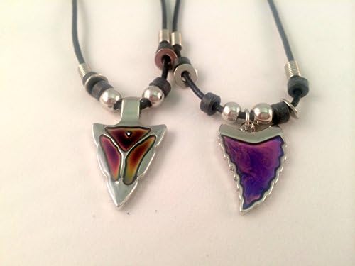 2 Pendant Mood Necklace Arrowhead