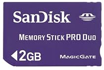 SanDisk 2 GB MemoryStick Pro Duo (SDMSPD-2048-A11, Retail Package)